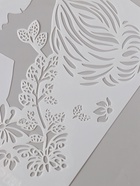 Трафарет пластик А5 "Девушка с цветами" 14,8х21 см 10719143