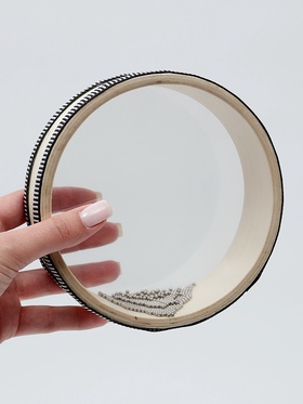 Музыкальный инструмент Барабан Шум Моря Music Life бежевый, 15 см