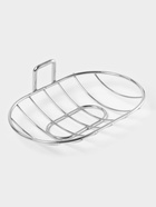 Мыльница овальная настенная Доляна, хром - Фото 2