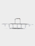 Мыльница овальная настенная Доляна, хром - Фото 4