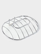 Мыльница овальная настенная Доляна, хром - Фото 5