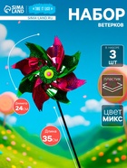 Набор ветерков, 3 шт., 24×35 см, МИКС - Фото 1