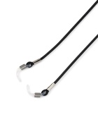 Шнурок для очков на шею, 70 см, силиконовый, черный 10823185