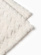 Плед «Этель» Zig-zag, 200×220 см,100% п/э, корал-флис, молочный - Фото 6