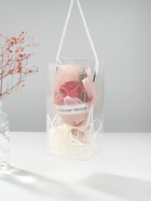 Букет из мыльных лепестков для ванны «Роза подарочная в коробке», красный, 8.6×8.6×18.5 см - Фото 5