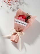 Букет из мыльных лепестков для ванны «Роза подарочная в коробке», красный, 8.6×8.6×18.5 см - Фото 1