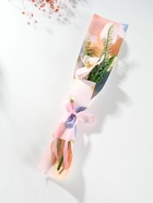 Букет из мыльных лепестков для ванны «Тюльпан с орхидеей», подарочный, нежно-розовый, 8.5×7.4×38.6 см - Фото 2