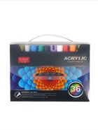 Набор маркеров акриловых, 36 цветов, пулевидный наконечник 4 мм - Фото 1