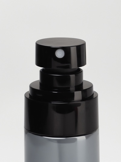 Бутылочка для хранения, с распылителем, 30 мл, чёрная