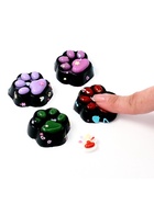 Сквиш антистресс - игрушка «Чёрные лапки», с блёстками, 4 шт. - Фото 3