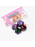 Сквиш антистресс - игрушка «Чёрные лапки», с блёстками, 4 шт. - Фото 9