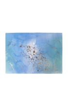 Папка-конверт на кнопке формат А4 180мкр блестящая МИКС Мрамор с золотом (штрихкод на штуке) 10843 - Фото 2