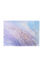 Папка-конверт на кнопке формат А4 180мкр блестящая МИКС Мрамор с золотом (штрихкод на штуке) 10843 - Фото 3