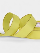 Лента репсовая, с золотым люрексом, 40 мм, 23±1 м, жёлтая - Фото 2