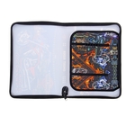 Папка для труда А4 молния вокруг откидная планка, пластиковая "Красный байк" - Фото 2