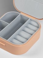 Шкатулка-органайзер для хранения украшений, 9×9×3.8 см, розовая - Фото 6