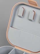 Шкатулка-органайзер для хранения украшений, 9×9×3.8 см, розовая - Фото 4