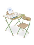 Комплект мебели «Азбука-2», складной стол и стул, для детей 3-7 лет - Фото 4