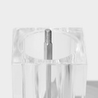 Набор для специй Magistro Glace, 2 предмета: мельница с ручкой, солонка, акрил, прозрачный - Фото 12