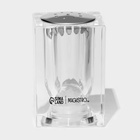 Набор для специй Magistro Glace, 2 предмета: мельница с ручкой, солонка, акрил, прозрачный - Фото 5