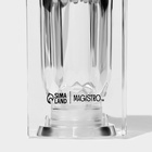 Набор для специй Magistro Glace, 2 предмета: мельница с ручкой, солонка, акрил, прозрачный - Фото 6