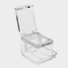 Набор ёмкостей для специй на подставке Magistro Glace, 8 предметов: контейнер 200 мл 4 шт., ложка 4 шт., акрил, прозрачный - Фото 7