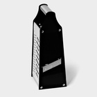 Тёрка 4 грани Magistro Sharp, 10.7×8.4×23 см, 301 сталь, чёрная 10223924 Тёрка 4 грани Magistro Sharp, 10.7×8.4×23 см, 301 сталь, чёрная 10223924