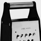 Тёрка 4 грани Magistro Sharp, 10.7×8.4×23 см, 301 сталь, чёрная 10223924 Тёрка 4 грани Magistro Sharp, 10.7×8.4×23 см, 301 сталь, чёрная 10223924