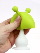 Прорезыватель силиконовый с погремушкой «Грибочек», зеленый, Крошка Я - Фото 2