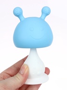 Прорезыватель силиконовый с погремушкой Крошка Я «Грибочек», голубой - Фото 8