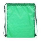 Мешок для обуви 420×340 мм, Calligrata «Стандарт», (мягкий полиэстер, плотность 210 D), зелёный - Фото 3