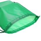 Мешок для обуви 420×340 мм, Calligrata «Стандарт», (мягкий полиэстер, плотность 210 D), зелёный - Фото 4