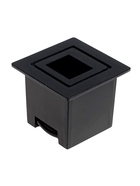 Встраиваемый светильник для лестницы, IP65, 3 Вт, 4000К, 48×48 мм, квадратный, чёрный, свечение нейтральное белое - Фото 6