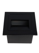 Встраиваемый светильник для лестницы, IP65, 3 Вт, 6500К, 68×68 мм, квадратный, чёрный, свечение холодное белое - Фото 7