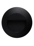 Встраиваемый светильник для лестницы, IP65, 3 Вт, 4000К, 50×50 мм, круглый, чёрный, свечение нейтральное белое - Фото 5