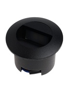 Встраиваемый светильник для лестницы, IP65, 3 Вт, 6500К, 50×50 мм, круглый, чёрный, свечение холодное белое - Фото 6