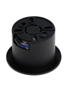 Встраиваемый светильник для лестницы, IP65, 3 Вт, 6500К, 50×50 мм, круглый, чёрный, свечение холодное белое - Фото 8