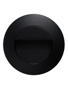 Встраиваемый светильник для лестницы, IP65, 3 Вт, 4000K, 65×65 мм, круглый, чёрный, свечение нейтральное белое - Фото 5