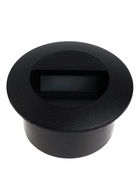 Встраиваемый светильник для лестницы, IP65, 3 Вт, 4000K, 65×65 мм, круглый, чёрный, свечение нейтральное белое - Фото 7