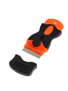 Скребок ТУНДРА, обрезиненная рукоятка, лезвие из нержавеющей стали, 40 мм - Фото 1