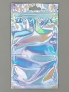 Пакет Zip - lock ПЭТ, иридисцентный, плоский, еврослот 9×16 см - Фото 2