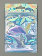 Пакет Zip - lock ПЭТ, иридисцентный, плоский, еврослот 8×12 см - Фото 2