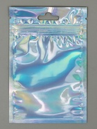 Пакет Zip - lock ПЭТ, иридисцентный, плоский, еврослот 8×12 см - Фото 3