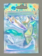 Пакет Zip - lock ПЭТ, иридисцентный, плоский, еврослот 7×10 см - Фото 2