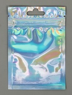 Пакет Zip-lock ПЭТ, ирридисцентный, плоский, еврослот 7×10 см (50 шт) - фото 808937141