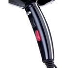 Фен для волос Hoco HP12, 6 режимов, 2 насадки, чёрный - Фото 4