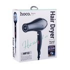 Фен для волос Hoco HP12, 6 режимов, 2 насадки, чёрный - Фото 9