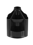 Настольная подставка Mini Desk, пластиковая, вращающаяся, черная - Фото 2