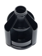 Настольная подставка Mini Desk, пластиковая, вращающаяся, черная - Фото 10