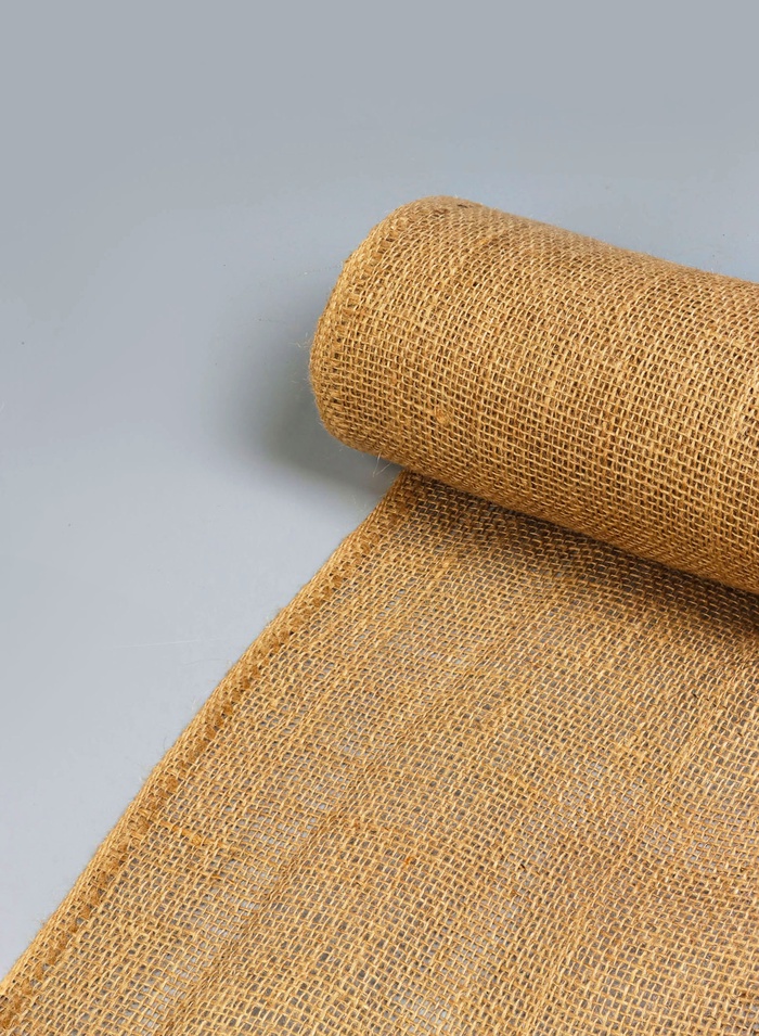 Джут натуральный, 1.1×10 м, плотность 260 г/м², плетение 35×30 нитей, Greengo - Фото 1